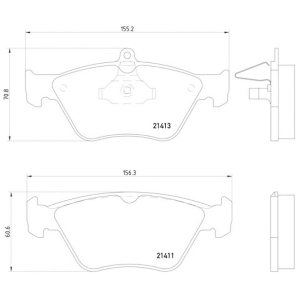 Pagid Brakes Disc Brake Pad, 355007731 355007731 - main